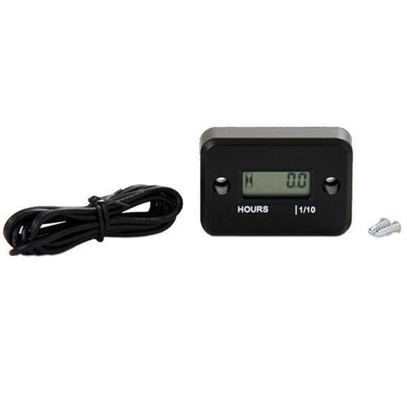 Waterproof Digital LCD Counter Hour Meter for Dirt Quad Bike ATV Motorcycle Snowmobile Jet Ski Boat Pit Bike Motorbike Mx Marine