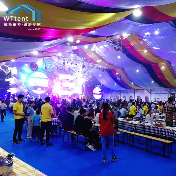 Large Clear Span Aluminum PVC Event Tent For Outdoor Event Customized Size