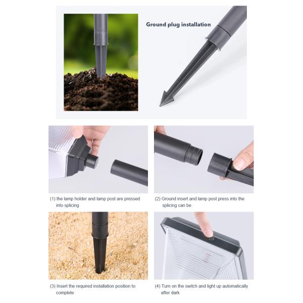 Водонепроницаемые солнечные светофоры 8 Пакет газоны садовые огни DC 3.2V для двора