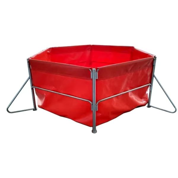 Customizable PVC Fish Pond with Drainage Valve and Weather-Resistant Pump Included