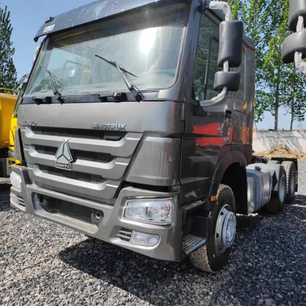 371hp 375hp Used Tractor Trailer Sinotruk Howo 6x4 Heavy Duty manual diesel