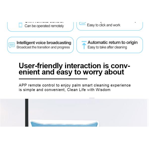 Highly Electric Remote Control Window Glass Cleaner Robot with Dual Water Spray Function