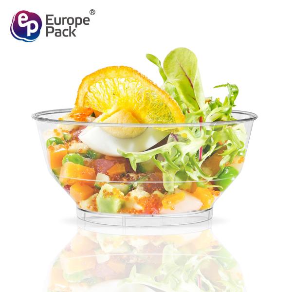 Party supplies BPA FREE 120ml disposable plastic crystal decorative fruit bowl