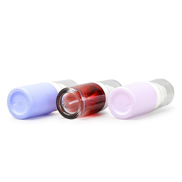 30ml 20ml Custom color skincare packaging  lotion glass bottle pump wholesale