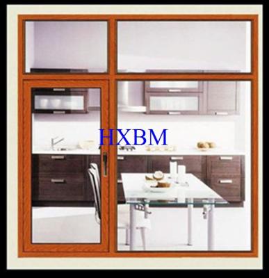 Double Layer Aluminium Windows And Doors For Commercial Buildings Hollow Glass
