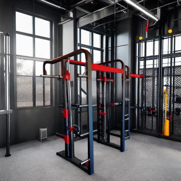Multifonctionnel support de puissance Cage Home Gym Sport Equipement d'entraînement Cross Fit pour épaule et culturisme Matériau en acier