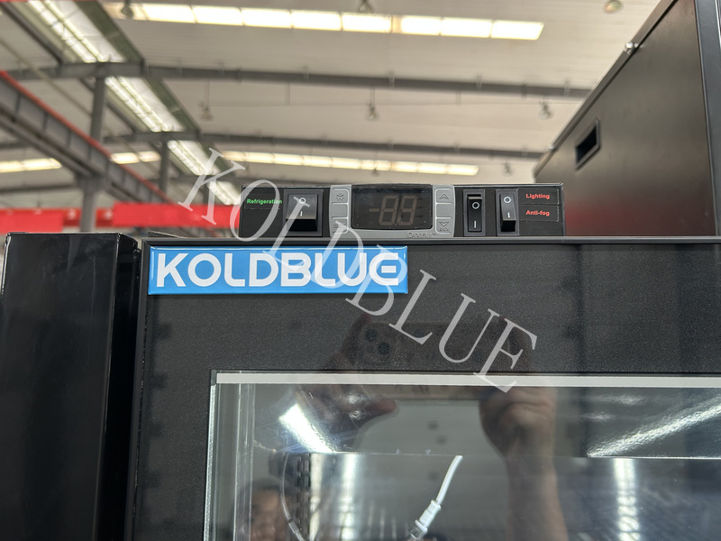1560mm Commercial Glass Door Display Freezer Remote Multideck Cabinet for Supermarket