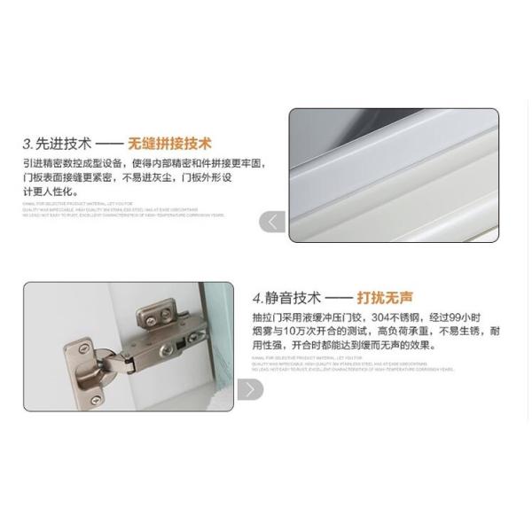 80 X48/cm PVC bathroom cabinet / wall cabinet / hung cabinet / white color for bathroom