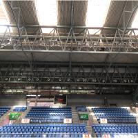 Telhado de aço suave da estrutura do fardo do telhado do CAD que dobra-se para o estádio dos esportes