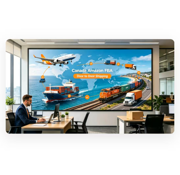 Canada Amazon FBA Door To Door Shipping Service For Efficient Logistics