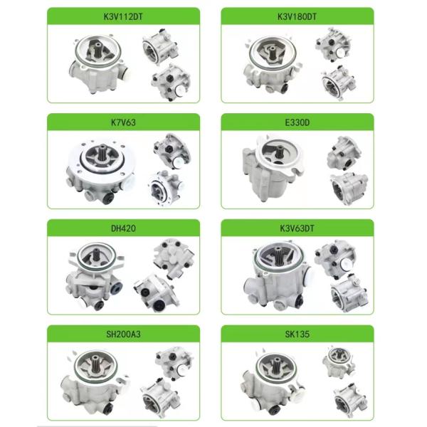 Насос K3V180DTP-9N PTO EC360 экскаватора  главный