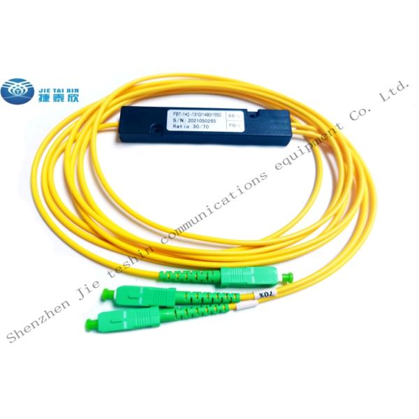 Муфта 2.0mm стекловолокна SC APC симплексная 1X2 FBT 1m 30/70 PVC ABS