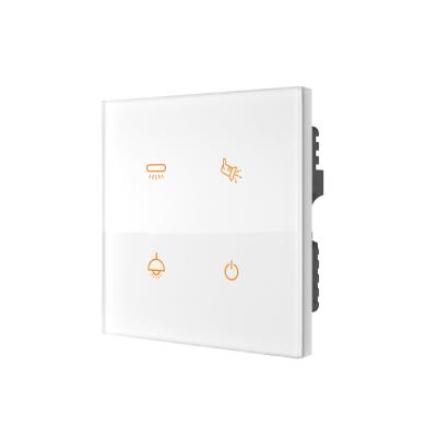 Branco/cinza/Champagne Color sem fio do App de Tuya do interruptor de Zigbee do painel de vidro