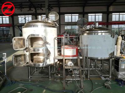 Micro 7 Bbl Brewing System HLT Fire Direct Heating Sus 304 Beer Fermenter