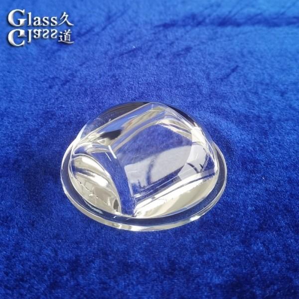 Lentilles de couverture de verre borosilicate personnalisées pour éclairage de rue LED