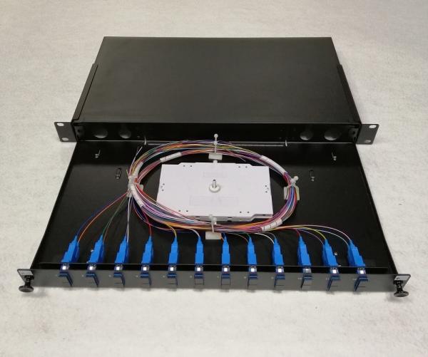 Slidable 12F 19 Inches Fiber Optic Patch Panel ODF-RS-240