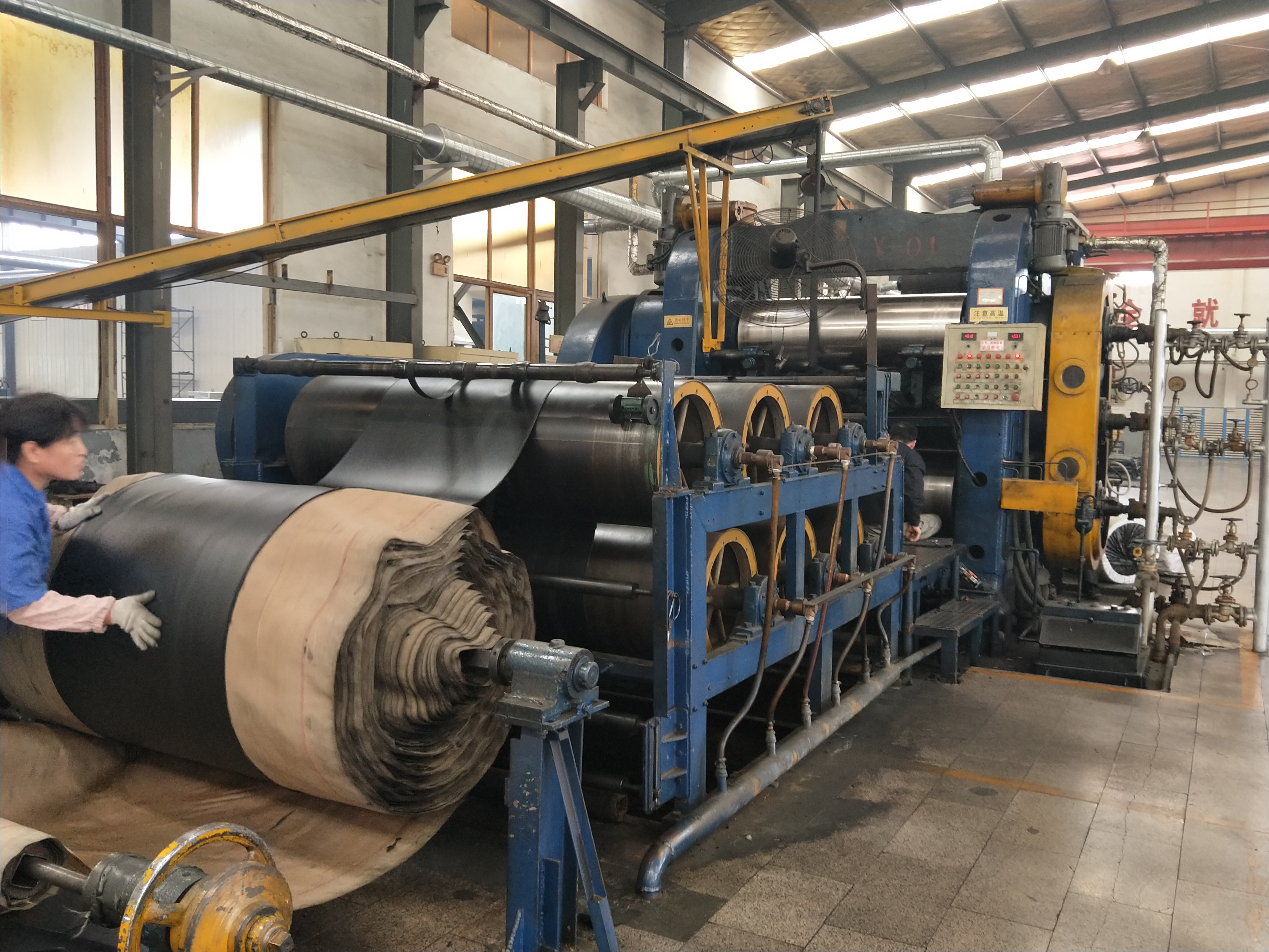 DIN чернит конвейерную ленту нейлона NN200 2200mm резиновую