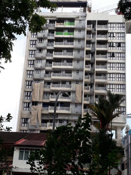 Balcony Window Colorless 12mm Heat Strengthened Laminated Glass