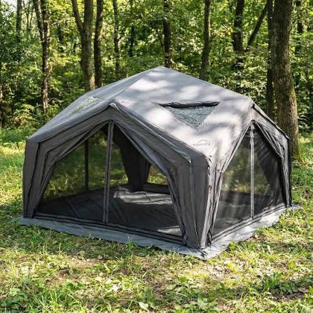 Inflatable Air Tent Portable Shelter with Waterproof Quick Setup and Stealth-Toned Design for Outdoor Camping