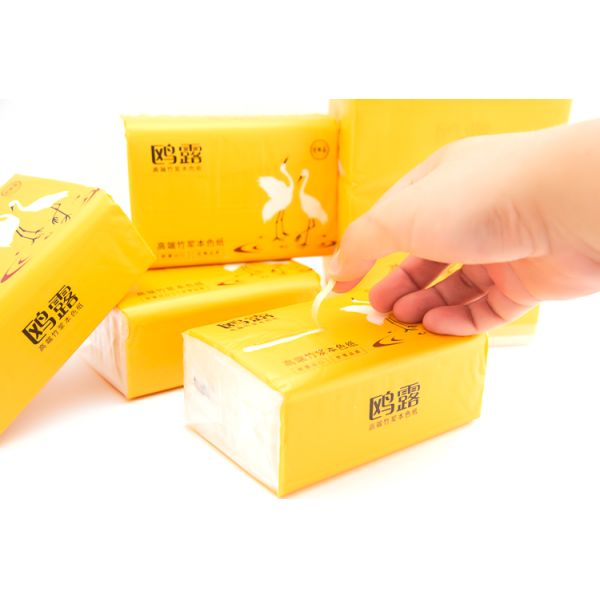 Skin Friendly Ultra Soft Bamboo Facial Tissue 100% Virgin Bamboo Pulp Face Tissues