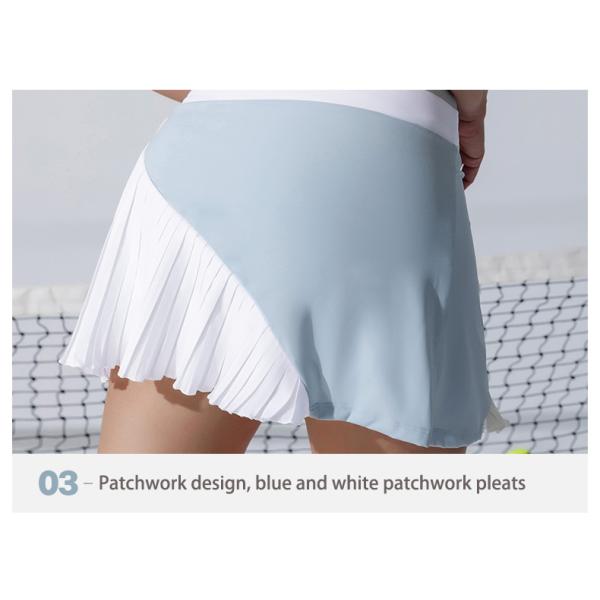 Women Short Tennis Skirts High Waisted Athletic Running Pleated Sports Skirt