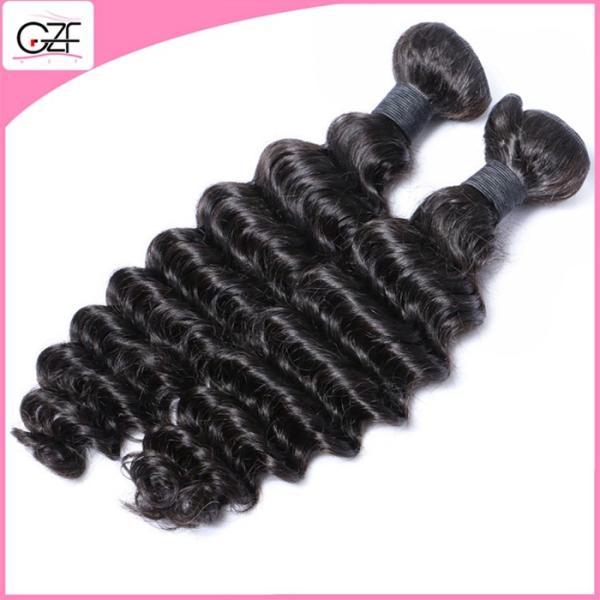 Stable Quality Natural Brown 100% Unprocessed Raw Filipino Deep Wave Remy Hair