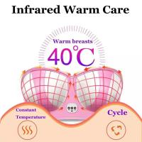 Electric Breast Massage Bra For Breast Development And Elasticity Restoration With Infrared Heating And Vibration Massage