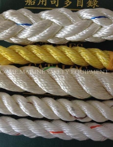 Marine 3 strands Nylon ropes Nylon rope/twist rope mooring equipment