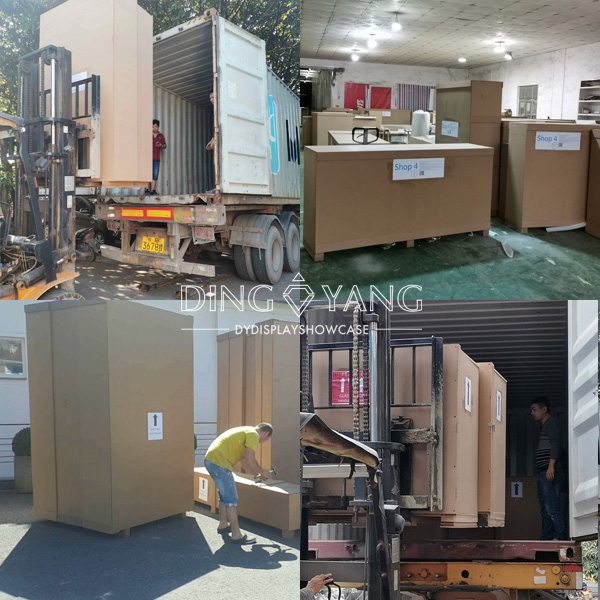 Белый ювелирный магазин MDF витрины