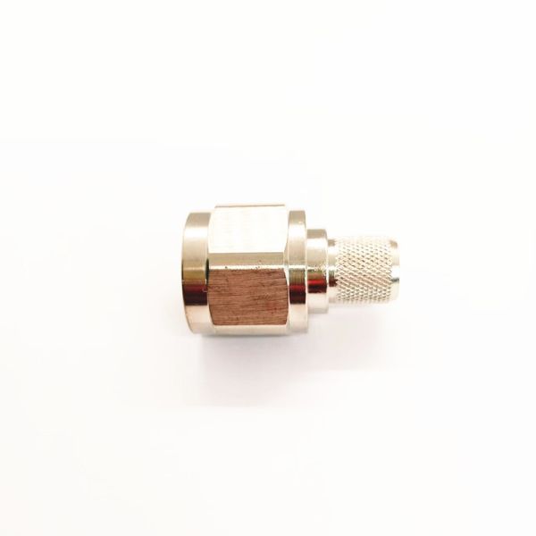 N Type Male Crimp RF Connector Gold-plated Brass for LMR400 Coaxial Cable with DC-6GHz Frequency Range