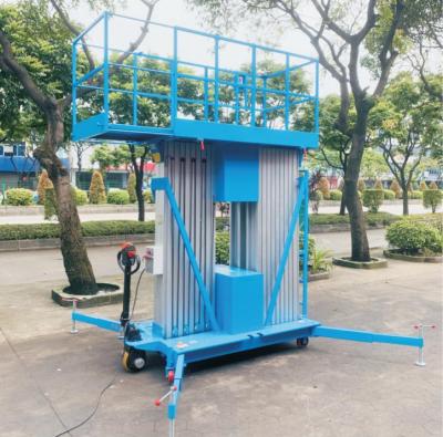 Aluminum Alloy Hydraulic Loading Platform 250kg Vertical Material Handling Lifts
