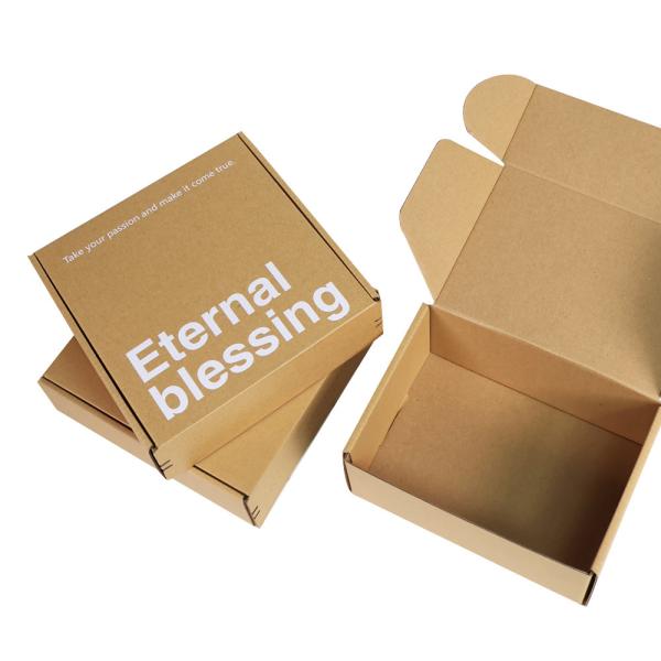 ISO Printed Corrugated Box Gift Jewelry Packaging Drawer Style Kraft Box Mailers
