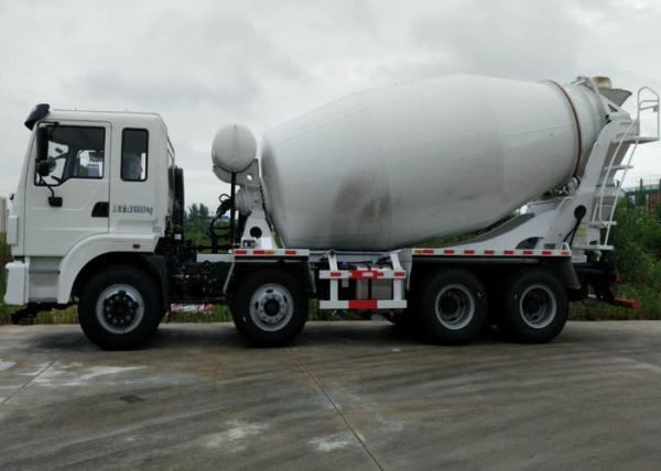 8X4 12CBM Ready Mix Concrete Mixer Truck , Dongfeng 12 Wheels Self Mixing Concrete Truck