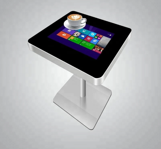 22 Inch Interactive Touch Screen Kiosk Coffee Touch Table Support Wireless Charging