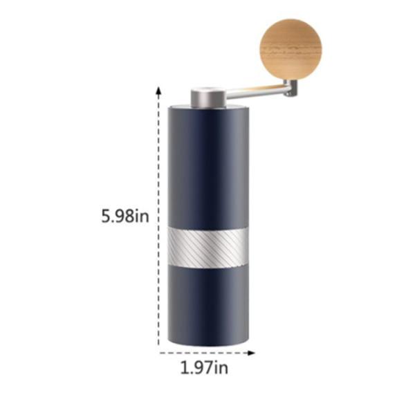 Portable Coffee Maker Accessories Manual Burr Coffee Grinder With Stainless Steel Conical Burr