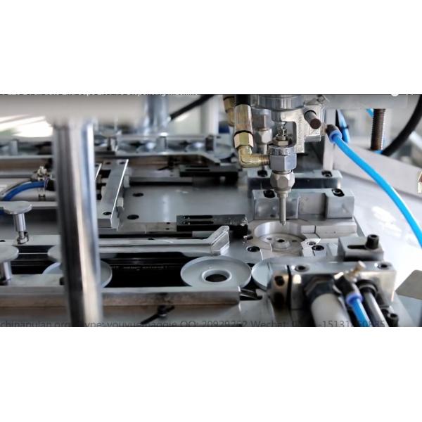 Полно-автоматический фильтр для масла машины PVC крышек конца 2N распределяя делая машину