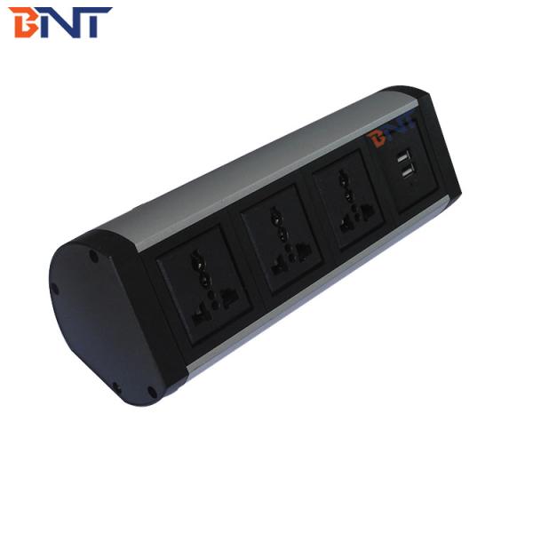 office funiture power and data center/table top desk edge mount universal power socket and usb data charging