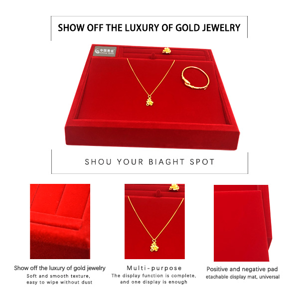 8*8*5cm Velet Interior Flannelette Jewelry Display Box