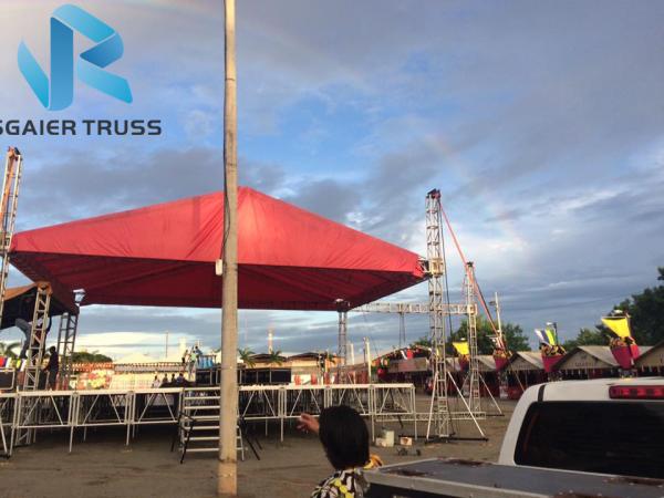 Custom Length Aluminum Stage Truss Mini 16 Bolt Truss Squar/ Circle Shape