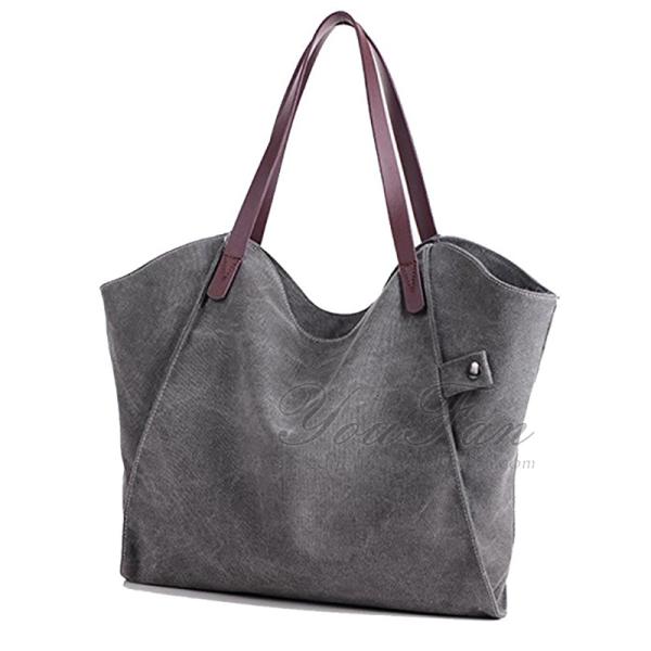 Weekend Shopping Bag Work Bag Canvas Shoulder Bag