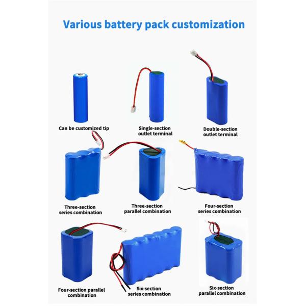 LiFePO4 Литийная батарея Custom 18650 Батарея 2600mah 3000mah 3600mah 3.7V Перезаряжаемая литий-ионная батарея 18650