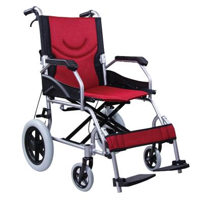 Small wheels aluminum manual wheelchair model 863LABJ travelling can put in the car