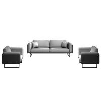 Light Luxury Italian Modern Leather Sofa Coffee Table Set for Office Sectional Sofa