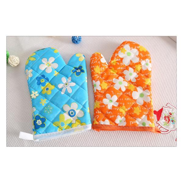 Manufacturer Custom digital printed cooking kitchen microwave cotton oven glove
