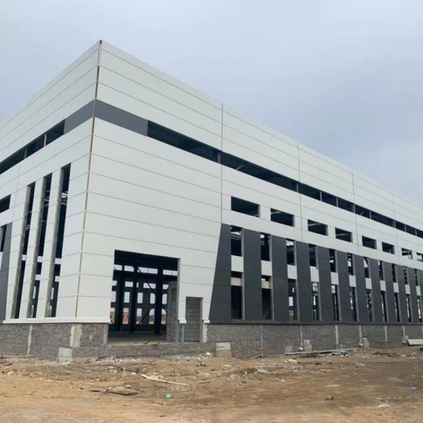 Blue/Red/Grey White Finish Steel Frame Structure Building With Production Finished For Direct Install Support
