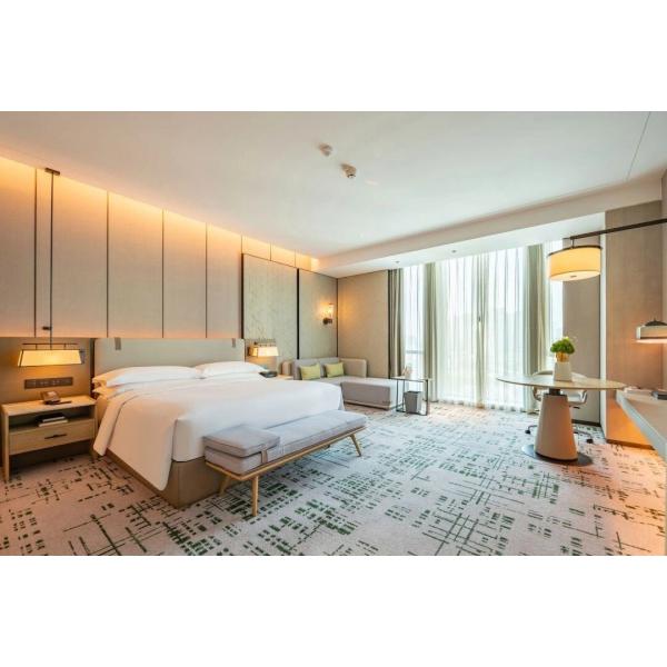 Standard Plywood Hotel Guest Room Furniture Full Supply Customization