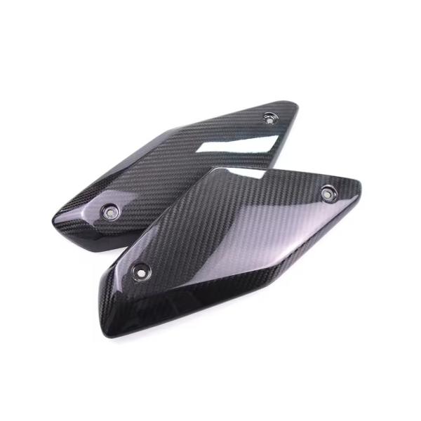 Motorcycle Modified Carbon Fiber Large Exhaust Heat Shield Cover for Yamaha MT 10 MT10 2016 2017 2018