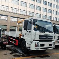 Dongfeng 2 Ton 3 Ton Truck Mounted Crane Three Arm Mini Crane Truck With Xcmg Sqs68-3