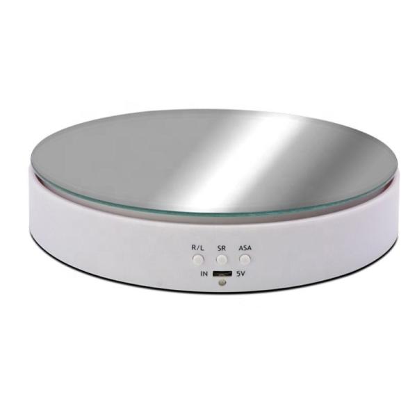 Intelligent Automatic Rotating Display Stand Revolving Display Turntable With Mirror Face