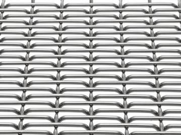 316l metal decorativo rígido Mesh For Building Facade Cladding